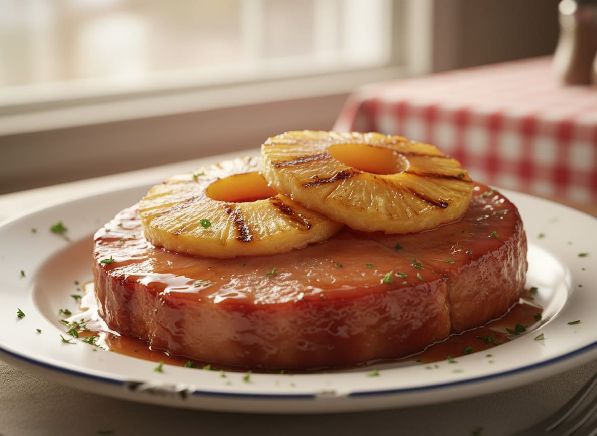 Jambon à l'ananas grillé